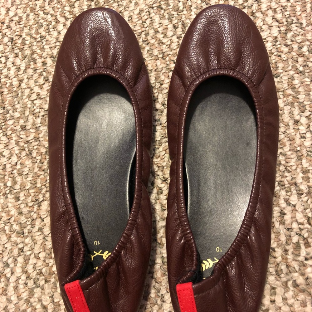 Dark Brown Rita’s Ballet Flats Size 10 Women’s